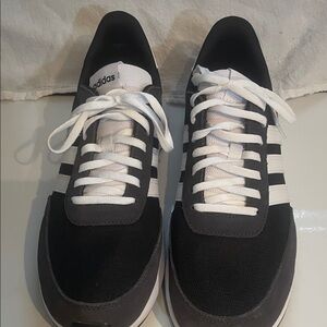 Adidas Monochrome Athletic Shoes Men’s 10, new w/o box.